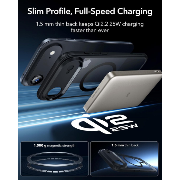 ESR Apple iPhone 17 Air Hybrid Klf-Clear Black 