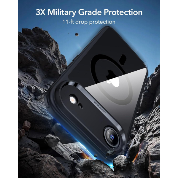 ESR Apple iPhone 17 Air Hybrid Klf-Clear Black 