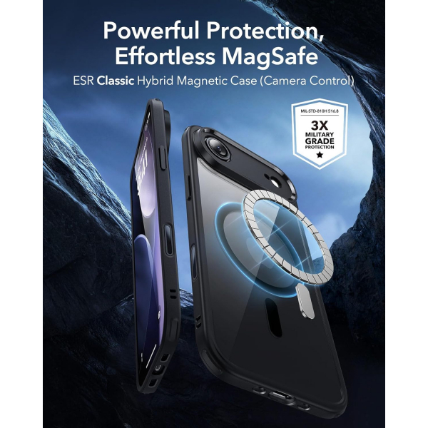 ESR Apple iPhone 17 Air Hybrid Klf-Clear Black 