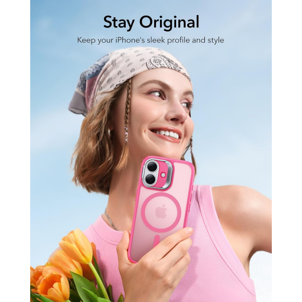 ESR Apple iPhone 17 Standl Klf -Frosted Pink