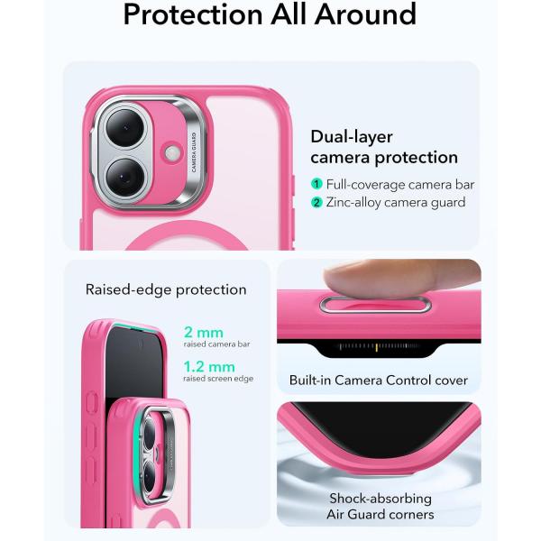 ESR Apple iPhone 17 Standl Klf -Frosted Pink