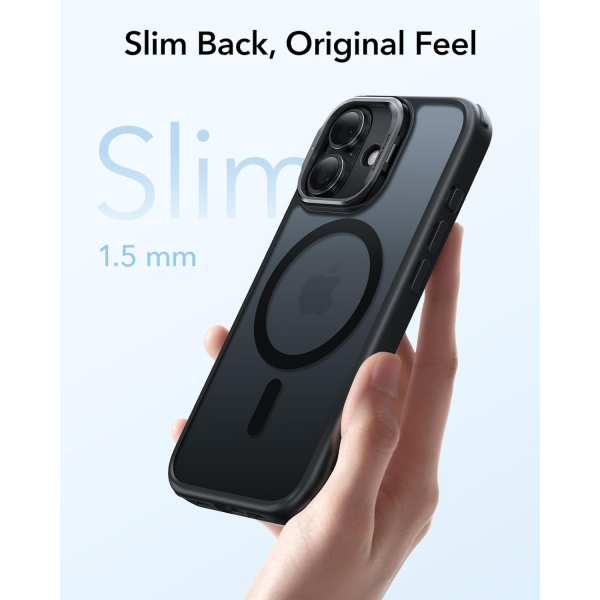 ESR Apple iPhone 17 Standl Klf -Frosted Black 