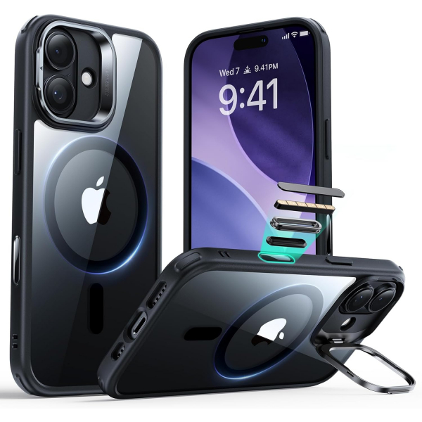 ESR Apple iPhone 17 Standl Klf -Clear Black 