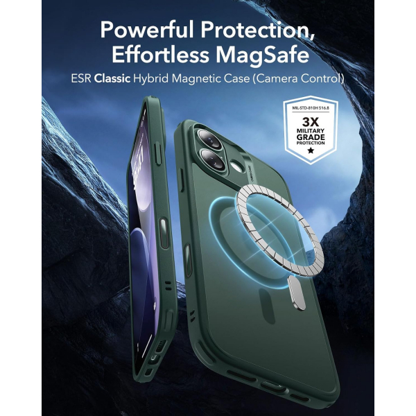 ESR Apple iPhone 17 Hybrid Klf -Frosted Green 