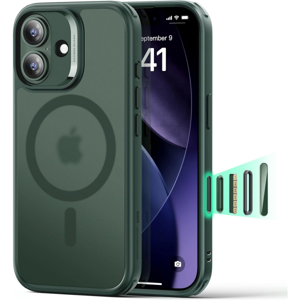 ESR Apple iPhone 17 Hybrid Klf -Frosted Green 