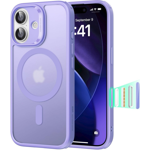 ESR Apple iPhone 17 Hybrid Klf -Frosted Purple 