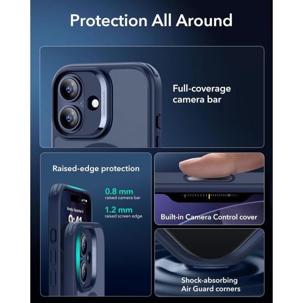 ESR Apple iPhone 17 Hybrid Klf -Blue 