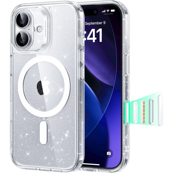 ESR Apple iPhone 17 Hybrid Klf -Clear Shimmer