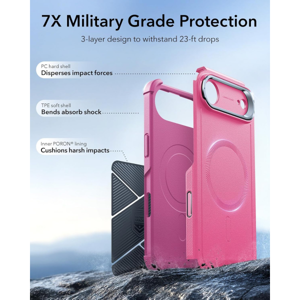 ESR Apple iPhone 17 Air Cyber Klf -Pink