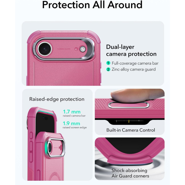 ESR Apple iPhone 17 Air Cyber Klf -Pink