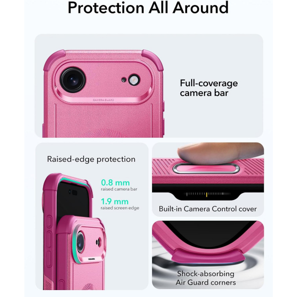 ESR Apple iPhone 17 Air Cyber MagSafe Klf -Cyber Pink 