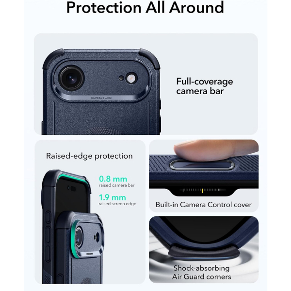 ESR Apple iPhone 17 Air Cyber MagSafe Klf -Cyber Navy Blue