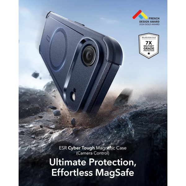 ESR Apple iPhone 17 Air Cyber MagSafe Klf -Cyber Navy Blue