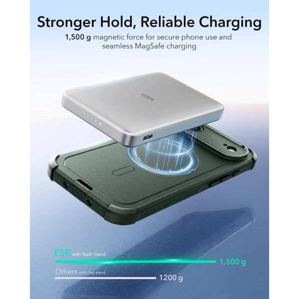 ESR Apple iPhone 17 Air Cyber MagSafe Klf -Cyber Green