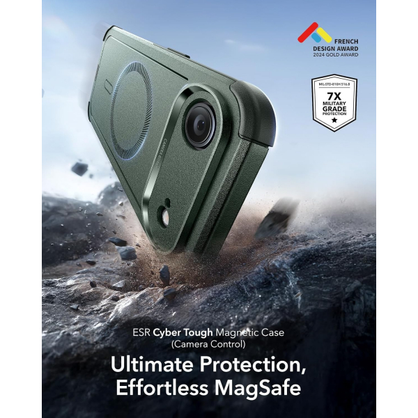 ESR Apple iPhone 17 Air Cyber MagSafe Klf -Cyber Green