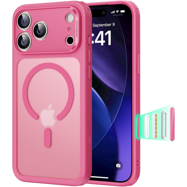 ESR Apple iPhone 17 Pro Hybrid Klf -Frosted Pink