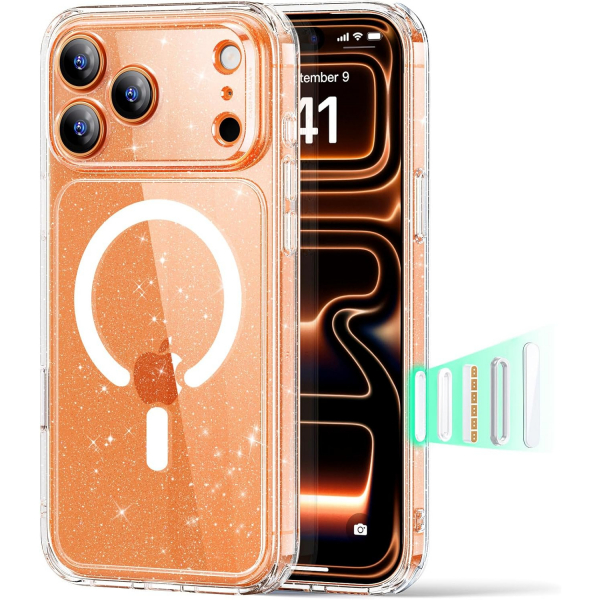 ESR Apple iPhone 17 Pro Hybrid K�l�f -Clear Shimmer