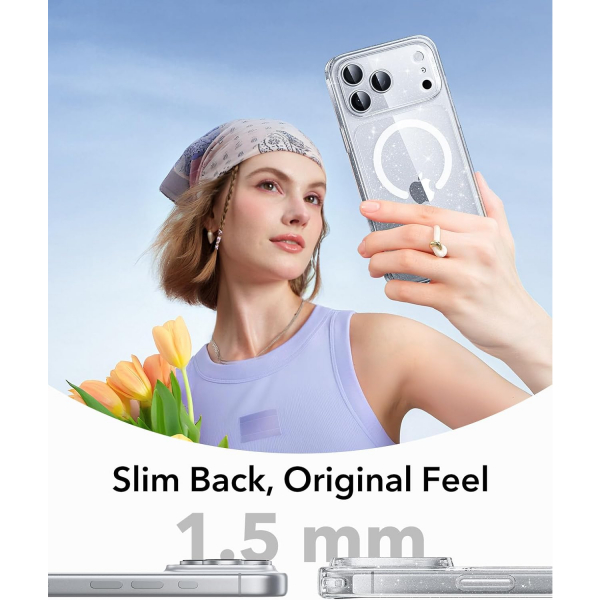 ESR Apple iPhone 17 Pro Hybrid K�l�f -Clear Shimmer