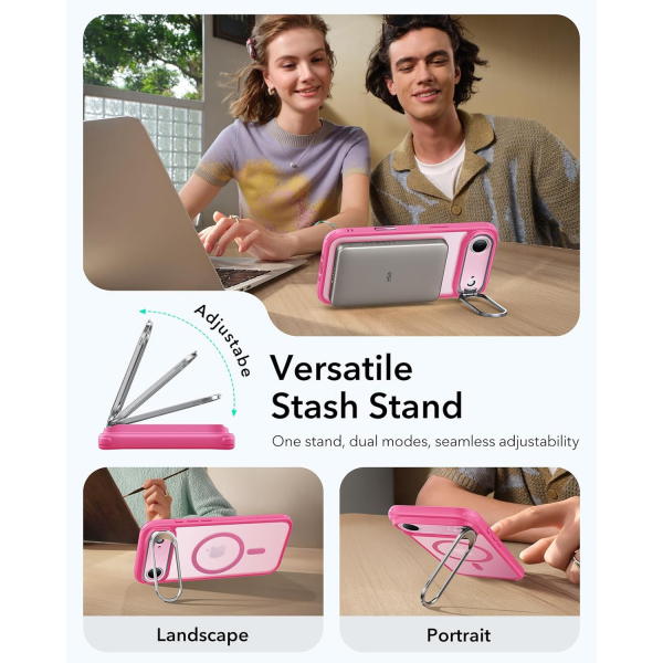 ESR Apple iPhone 17 Air Standl Klf -Frosted Pink