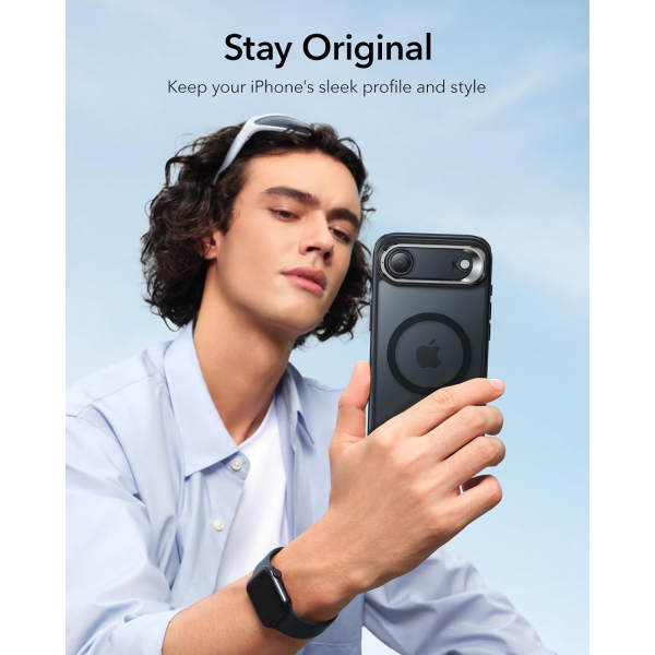 ESR Apple iPhone 17 Air Standl Klf -Frosted Black 
