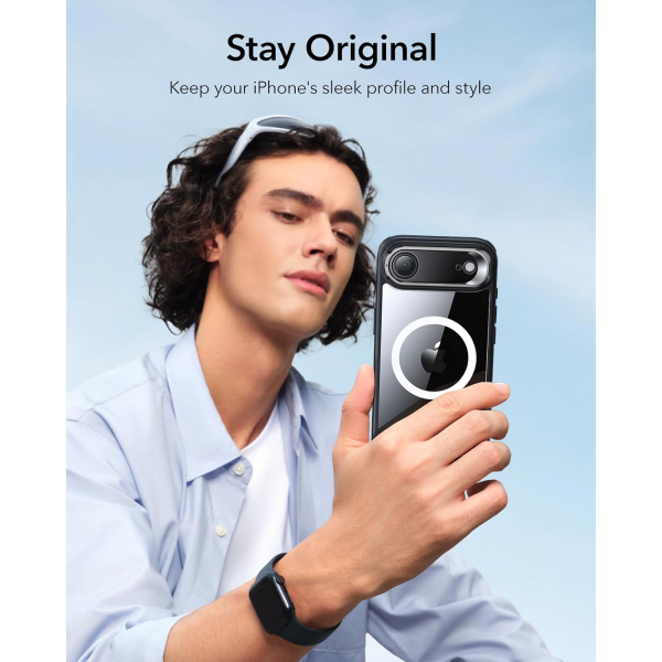 ESR Apple iPhone 17 Air Standl Klf -Clear Black 