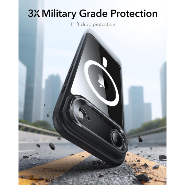 ESR Apple iPhone 17 Air Standl Klf -Clear Black 
