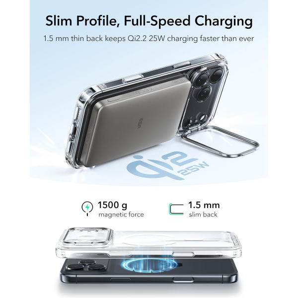 ESR Apple iPhone 17 Pro Standl Klf -Clear