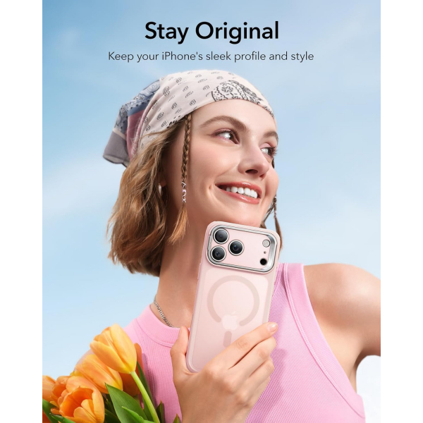 ESR Apple iPhone 17 Pro Standl Klf -Bubblegum Pink
