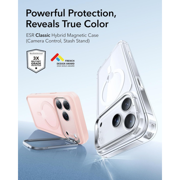 ESR Apple iPhone 17 Pro Standl Klf -Bubblegum Pink