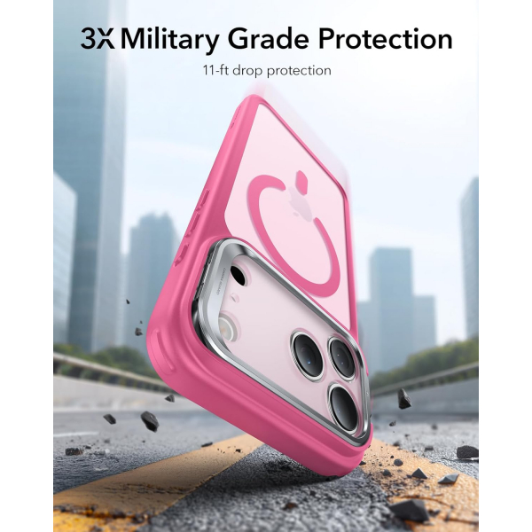 ESR Apple iPhone 17 Pro Standl Klf -Frosted Pink