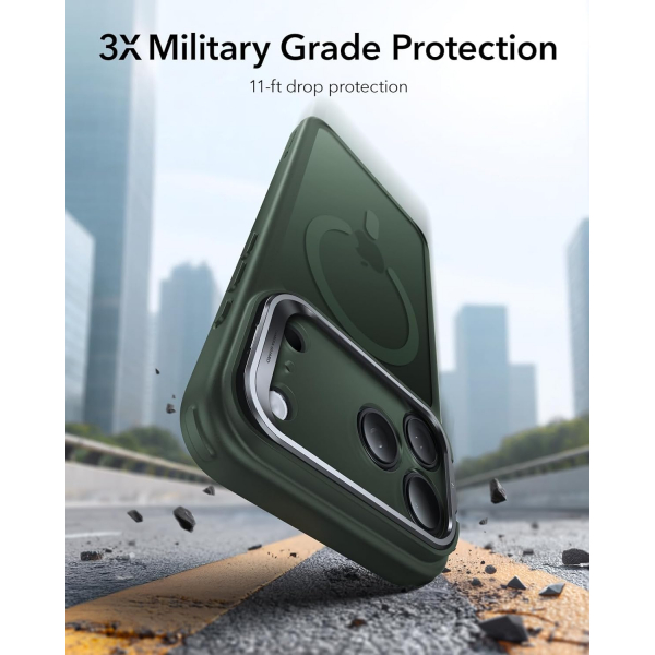 ESR Apple iPhone 17 Pro Standl Klf -Frosted Green