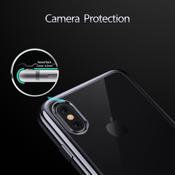 ESR Apple iPhone X Crystal K�l�f-Black