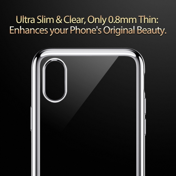 ESR Apple iPhone X Crystal K�l�f-Silver