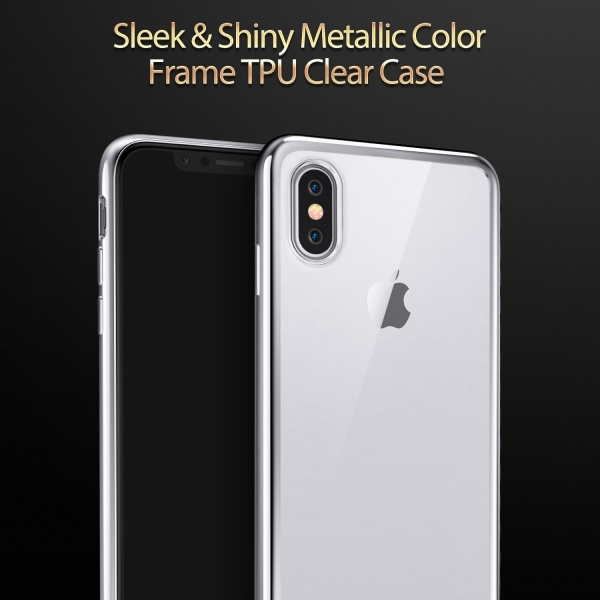 ESR Apple iPhone X Crystal K�l�f-Silver