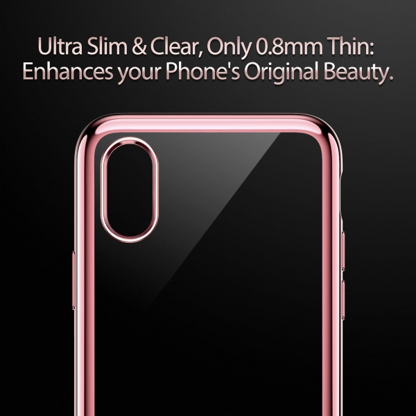 ESR Apple iPhone X Crystal K�l�f-Rose Gold