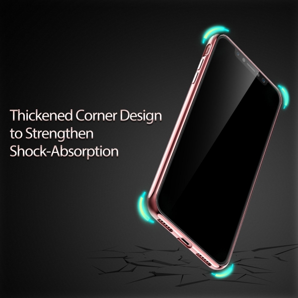 ESR Apple iPhone X Crystal K�l�f-Rose Gold