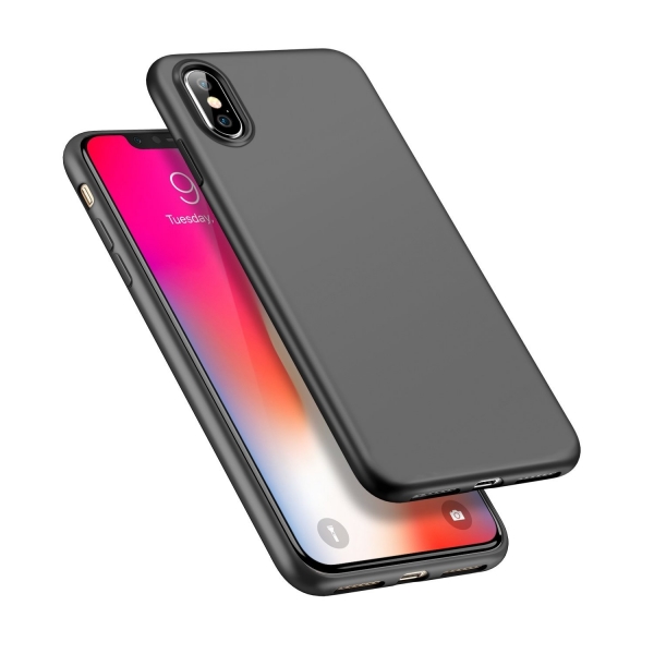 ESR Apple iPhone X Mat Soft Klf-Black