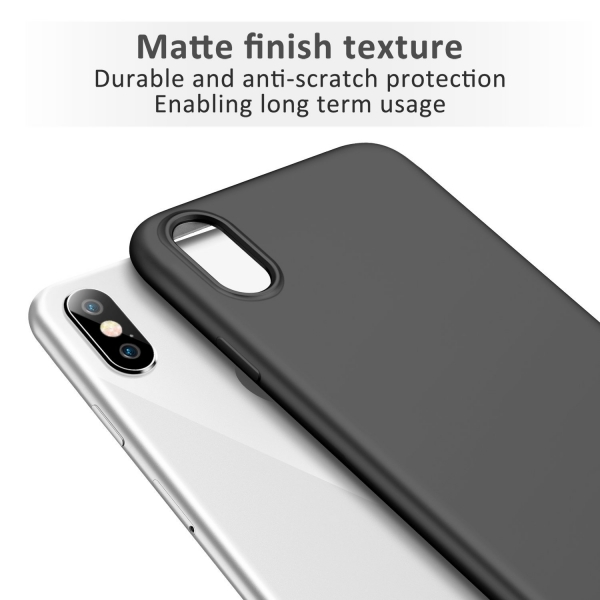 ESR Apple iPhone X Mat Soft Klf-Black