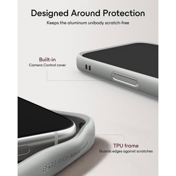 ESR Atelier Flex iPhone 18 Pro Standl� K�l�f -Grey
