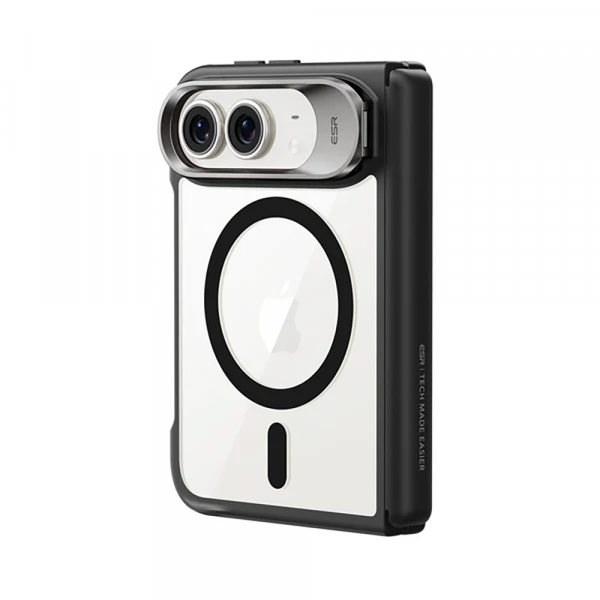 ESR Classic Hybrid iPhone Duo Standl� K�l�f-Clear Black