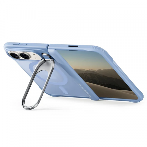 ESR Classic Hybrid iPhone Duo Standl� K�l�f-Frosted Misty Blue