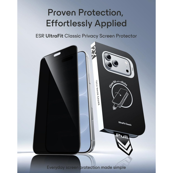 ESR Classic iPhone 18 Pro Max Gizlilik Ekran Koruyucu