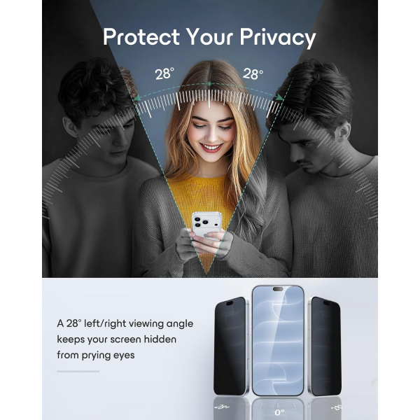 ESR Classic iPhone 18 Pro Max Gizlilik Ekran Koruyucu