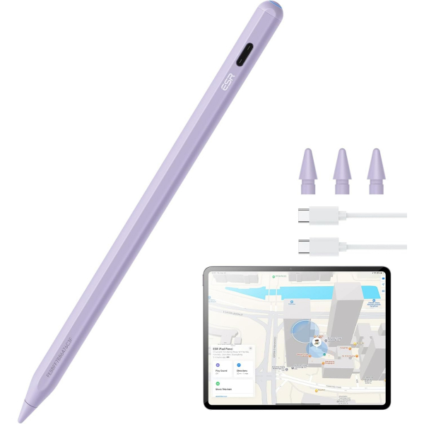 ESR Findmy iPad Uyumlu Stylus Kalem-Purple