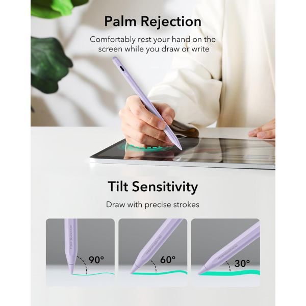 ESR Findmy iPad Uyumlu Stylus Kalem-Purple