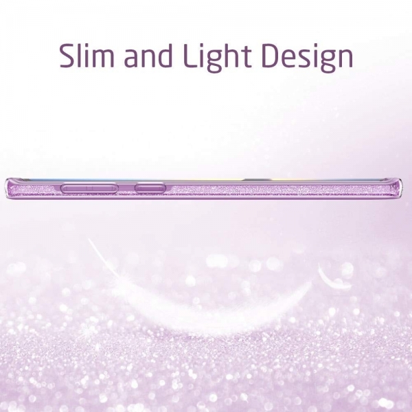 ESR Galaxy Note 9 Glitter Serisi Bumper Klf-Purple