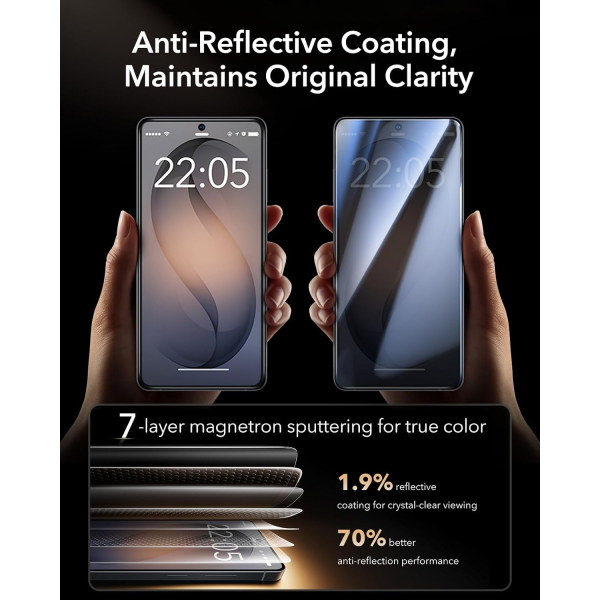 ESR Armorite Pro Galaxy S26 Ultra Ekran Koruma (3 Adet)