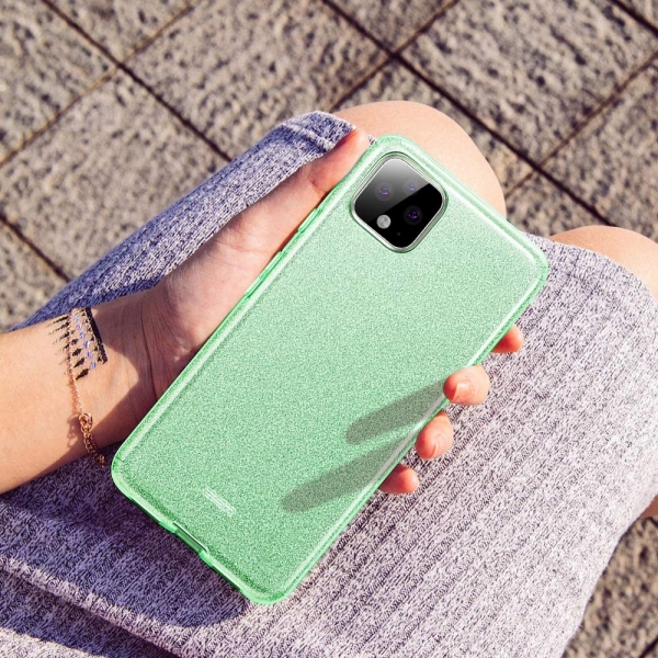 ESR Google Pixel 4 XL Glitter Serisi Klf-Green