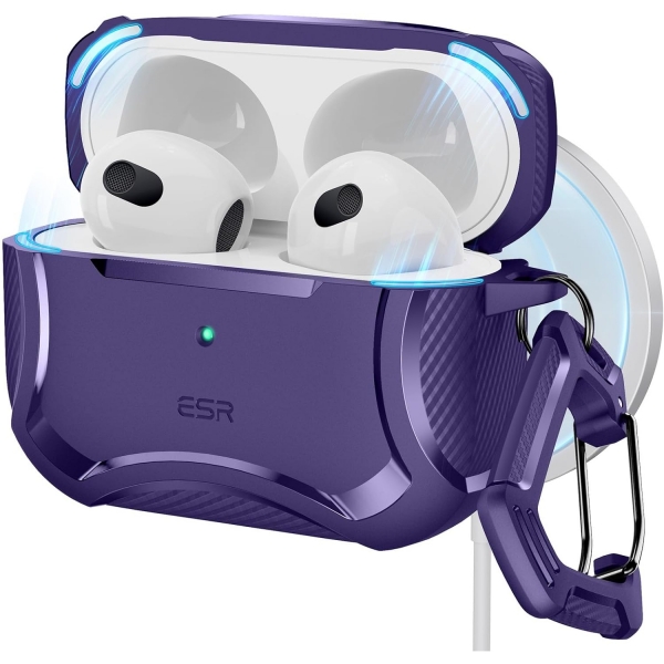 ESR HaloLock Serisi AirPods 3.Nesil Klf -Purple