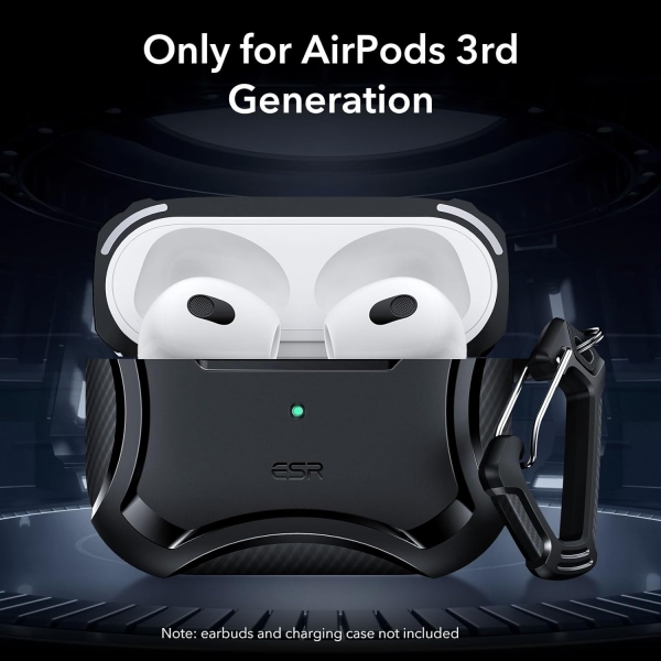 ESR HaloLock Serisi AirPods 3.Nesil Klf -Black